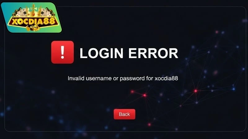 Vì sao thường gặp lỗi đăng nhập Xocdia88?
